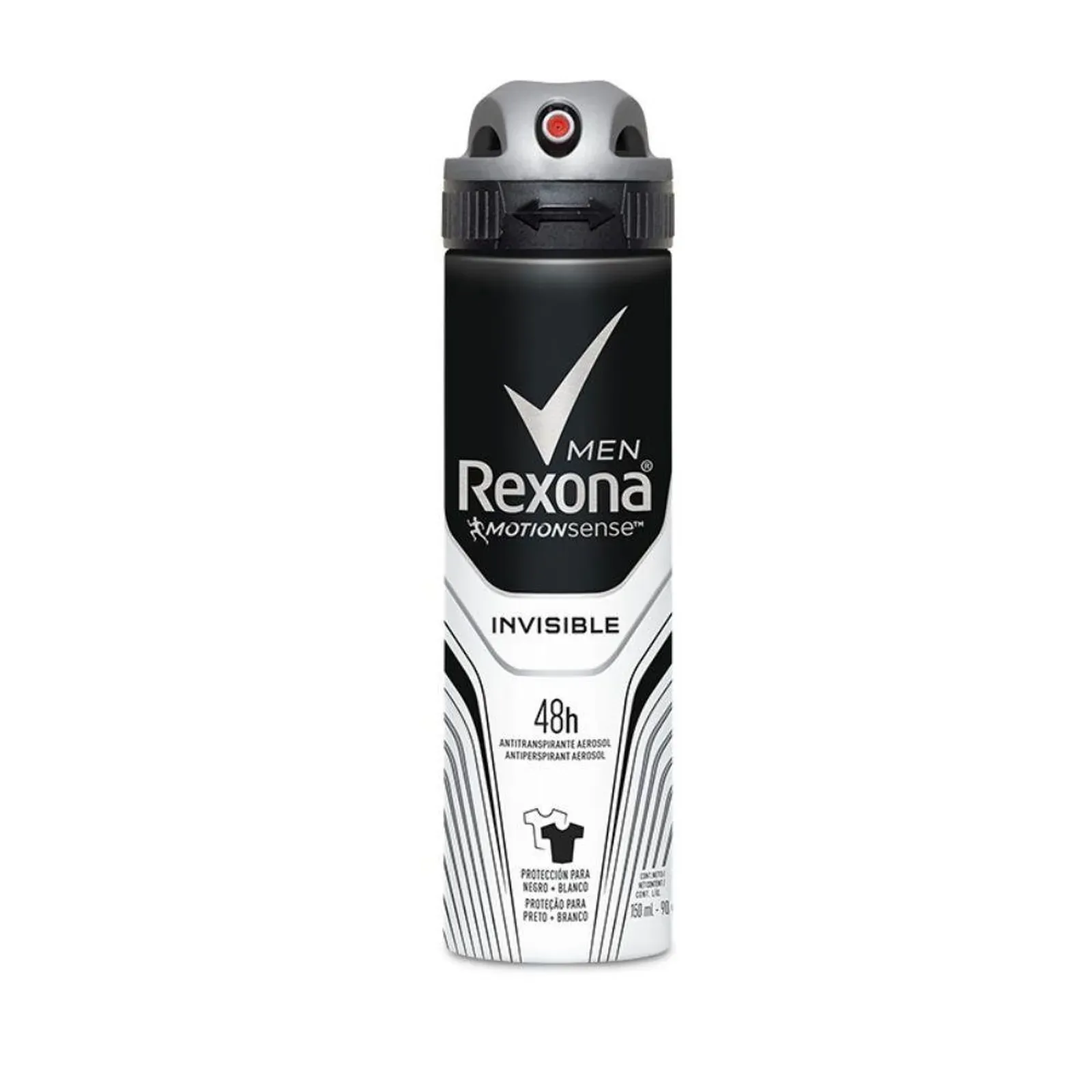 Desodorante Masculino Rexona Motionsense Invisible, Aerosol, invisible, aerosol, 150mL - Imagem 1